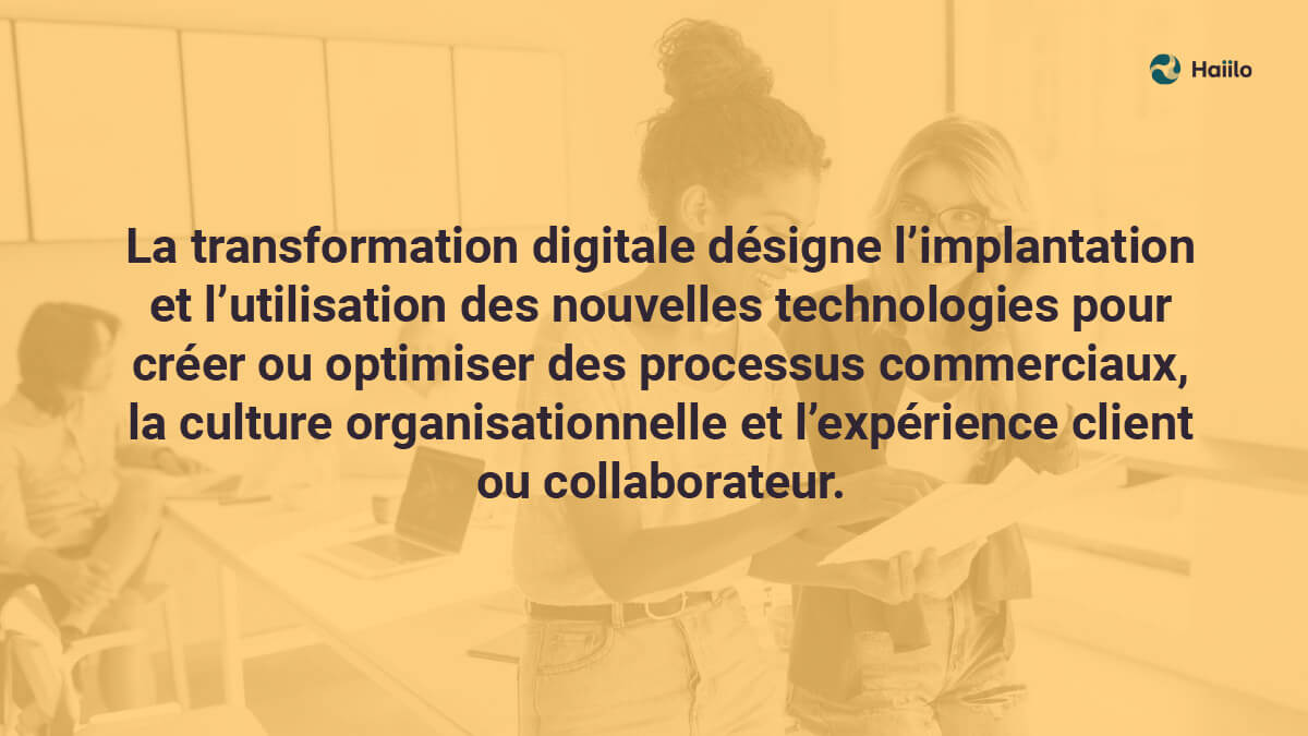 définition transformation digitale