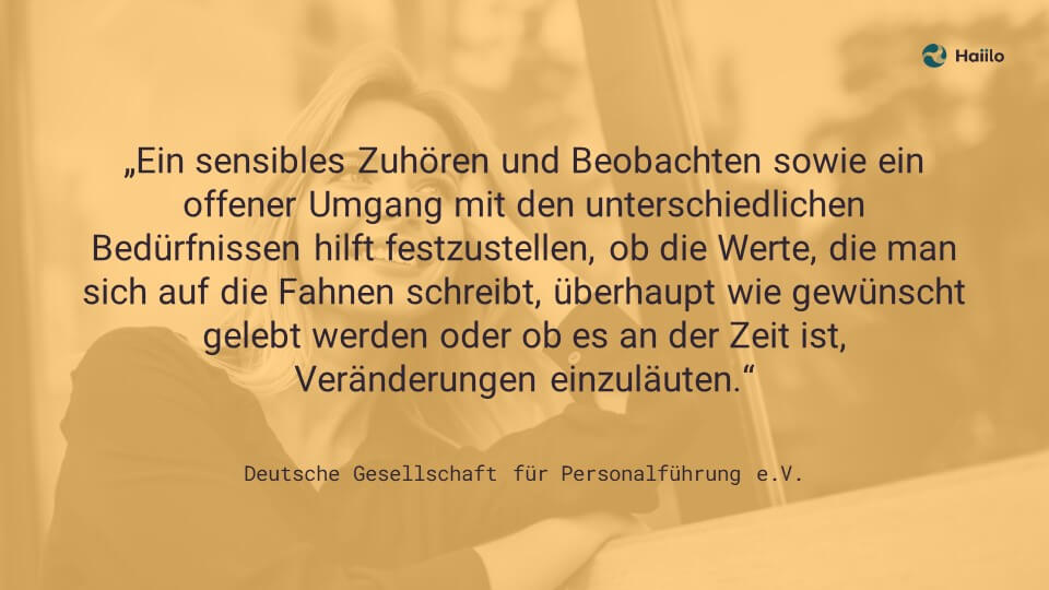 Unternehmenskultur: Zitat zum Kulturwandel