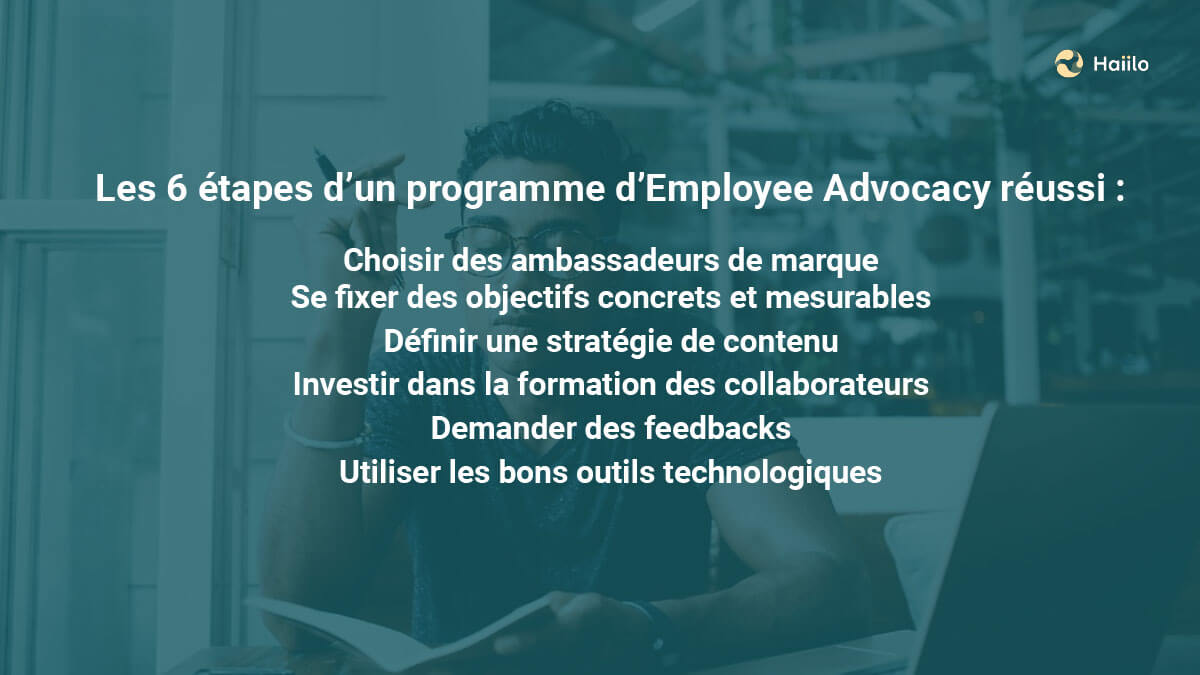 Etapes pour bien réussir son programme d’Employee Advocacy