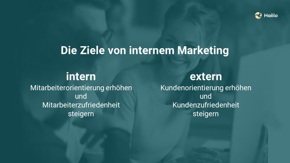 Die internen und externen Ziele von internem Marketing