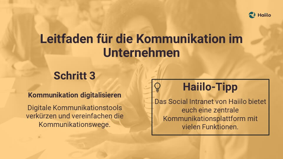 Leitfaden für die Kommunikation im Unternehmen: Kommunikation digitalisieren