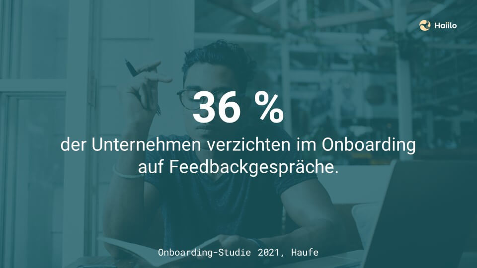 Studie Onboarding digital: 36 % der Unternehmen verzichten im Onboarding auf Feedbackgespräche