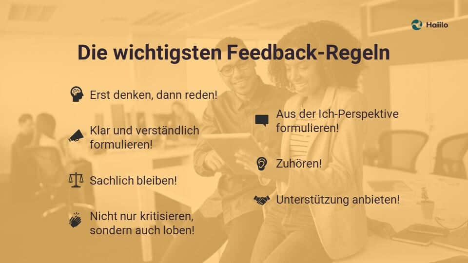 Die wichtigsten Feedback-Regeln