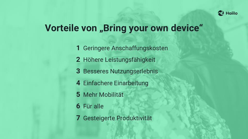 Vorteile von „Bring your own device“