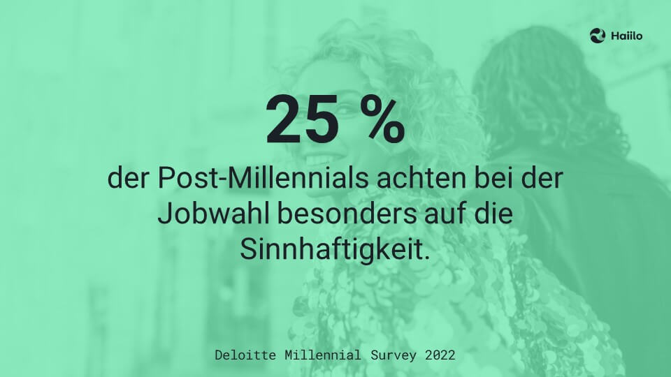 Studie: 25 % der Post-Millennials achten bei der Jobwahl besonders auf die Sinnhaftigkeit