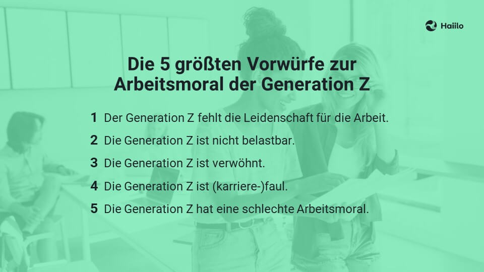 [5 Vorwürfe zur Arbeitsmoral der Gen Z