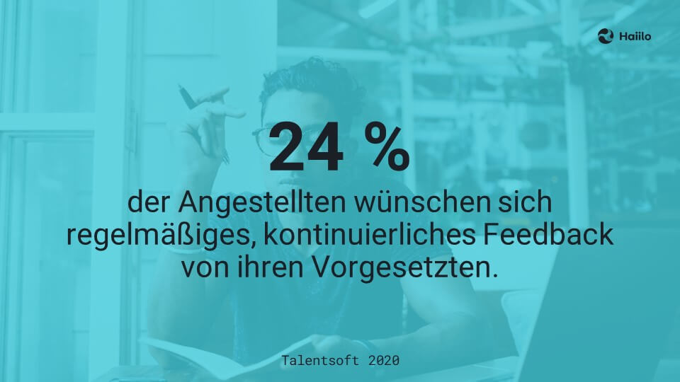 Studie Mitarbeiter Feedback: 24 % der Angestellten wünschen sich regelmäßiges, kontinuierliches Feedback von ihren Vorgesetzten