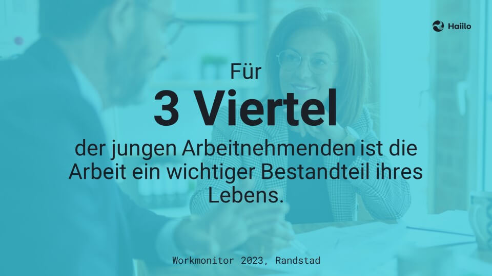 Studie Generation Z Arbeitsmoral: [Für 3 Viertel der jungen Arbeitnehmenden ist die Arbeit ein wichtiger Bestandteil ihres Lebens