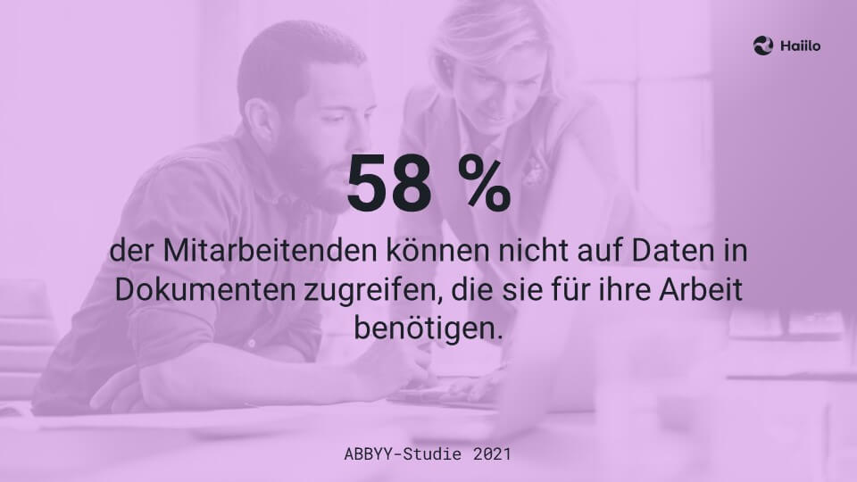 Studie Informationsfluss im Unternehmen: 58 % der Mitarbeitenden können nicht auf Daten in Dokumenten zugreifen, die sie für ihre Arbeit benötigen