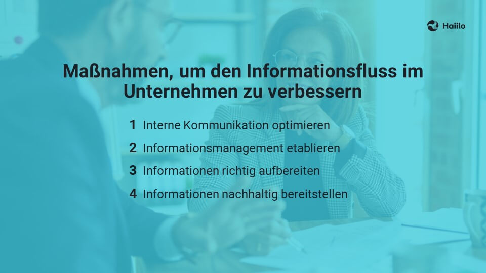 Maßnahmen, um den Informationsfluss im Unternehmen zu verbessern