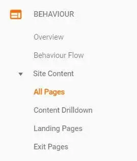 google-analytics-behaviour