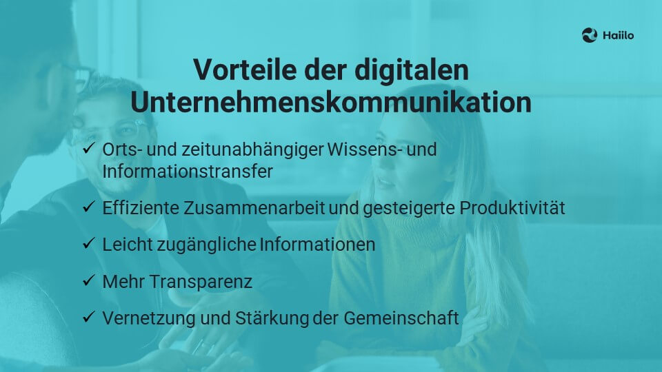 Vorteile der digitalen Unternehmenskommunikation