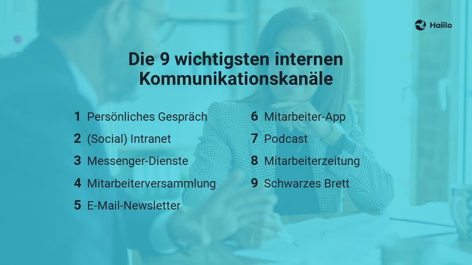 Die 9 wichtigsten internen Kommunikationskanäle