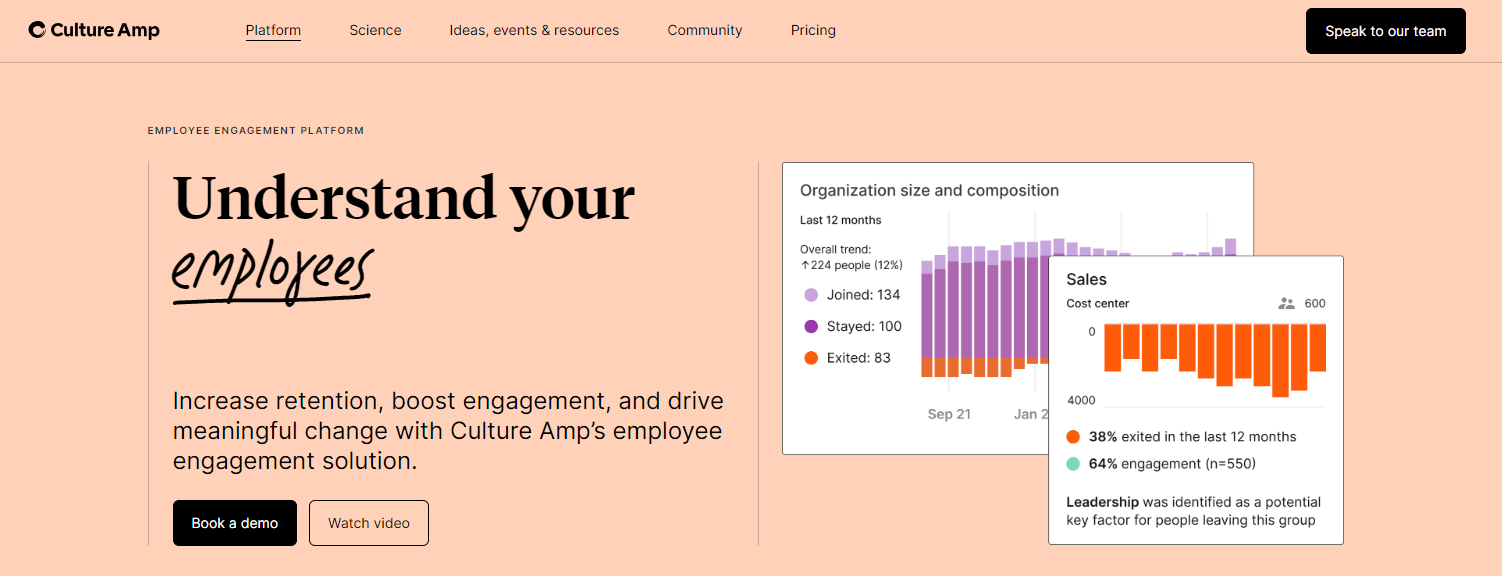 Mitarbeiterbefragung Tool Culture Amp