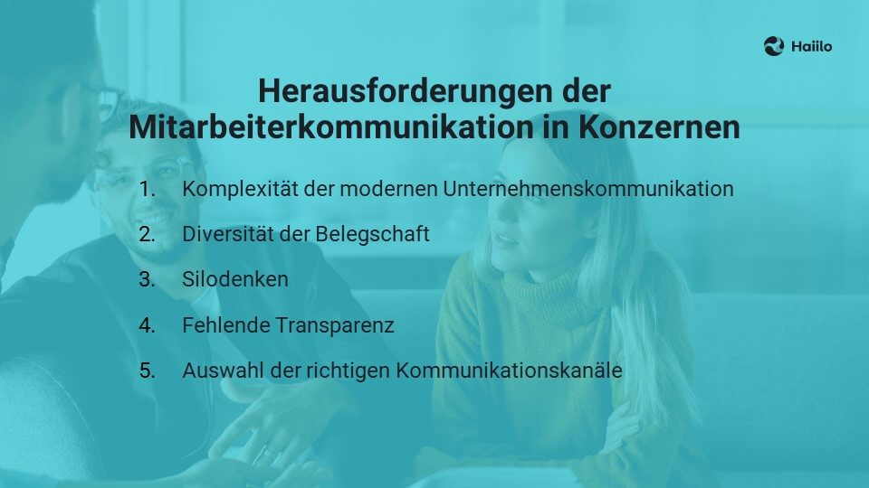 Mitarbeiterkommunikation in großen Unternehmen: Herausforderungen