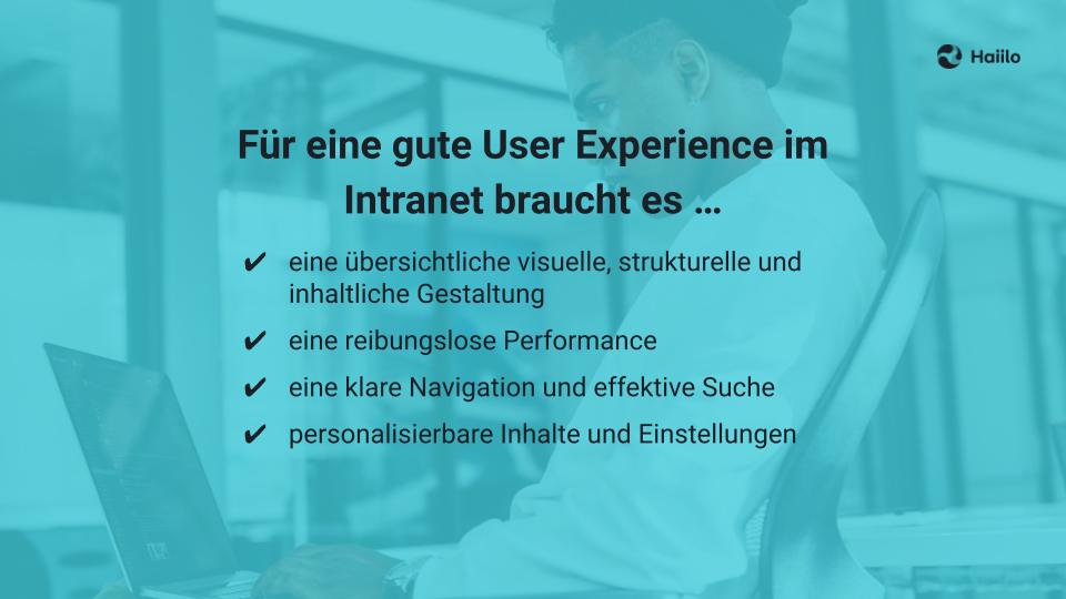 Anforderungen an eine gute User Experience im Intranet