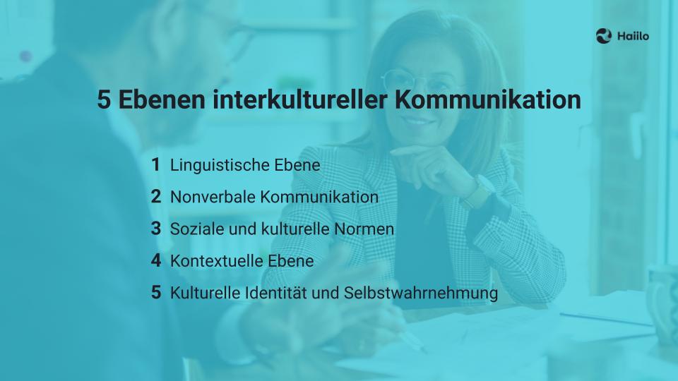 Die fünf Ebenen interkultureller Kommunikation