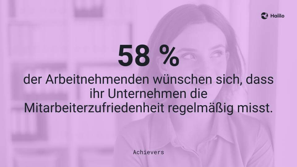 Studie: 58 % der Arbeitnehmenden wünschen sich, dass ihr Unternehmen die Mitarbeiterzufriedenheit regelmäßig misst.