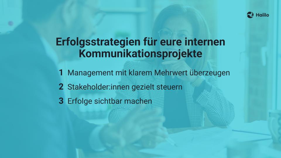 Erfolgsstrategien für eure internen Kommunikationsprojekte