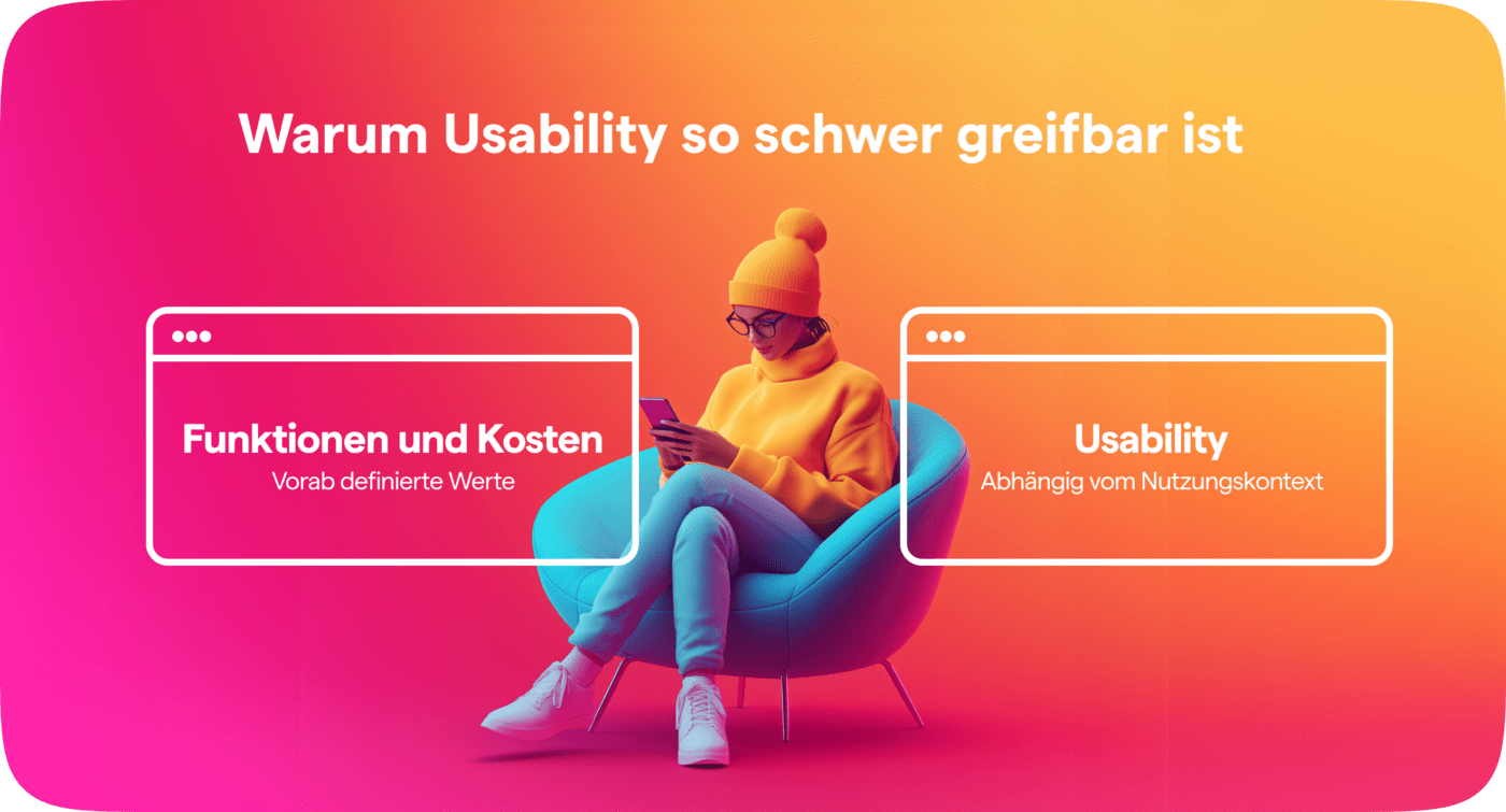 Usability schwer greifbar